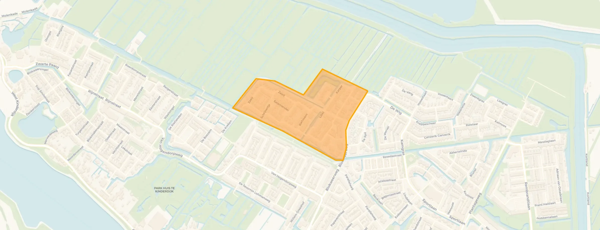 Kaart van Zeelt