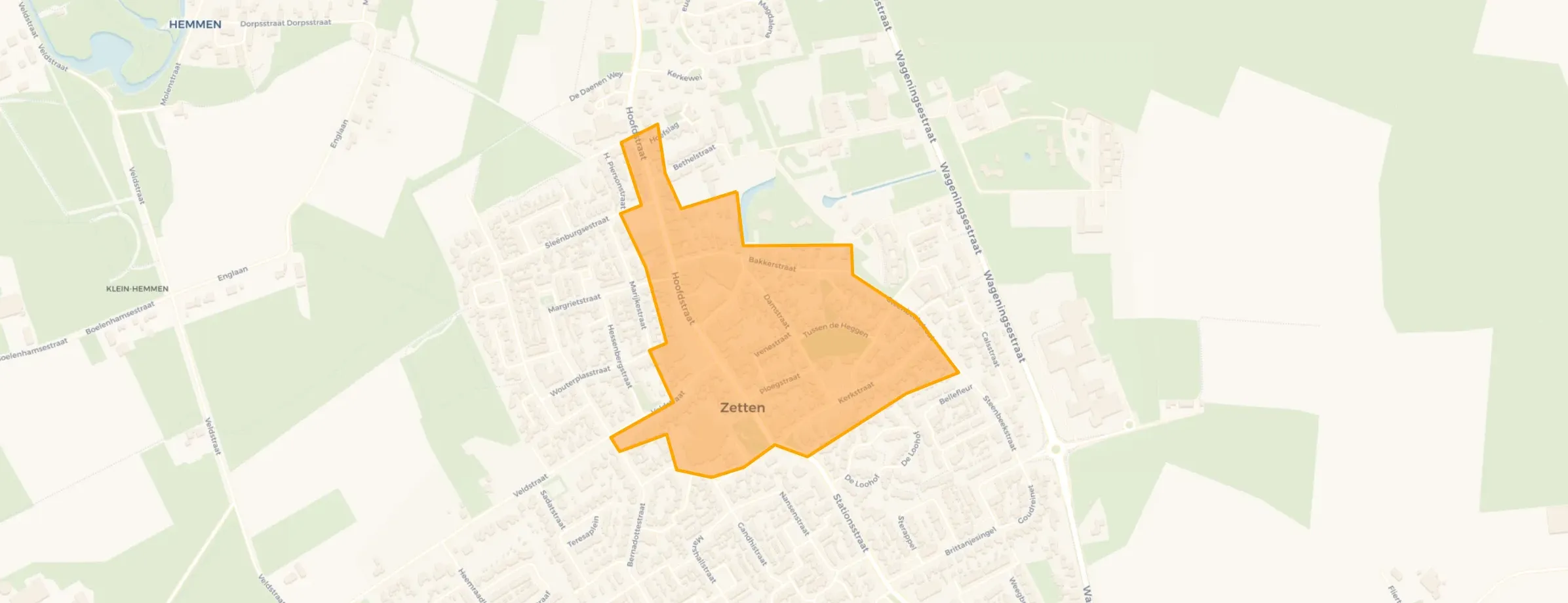 Buurt Zetten Centrum, Zetten