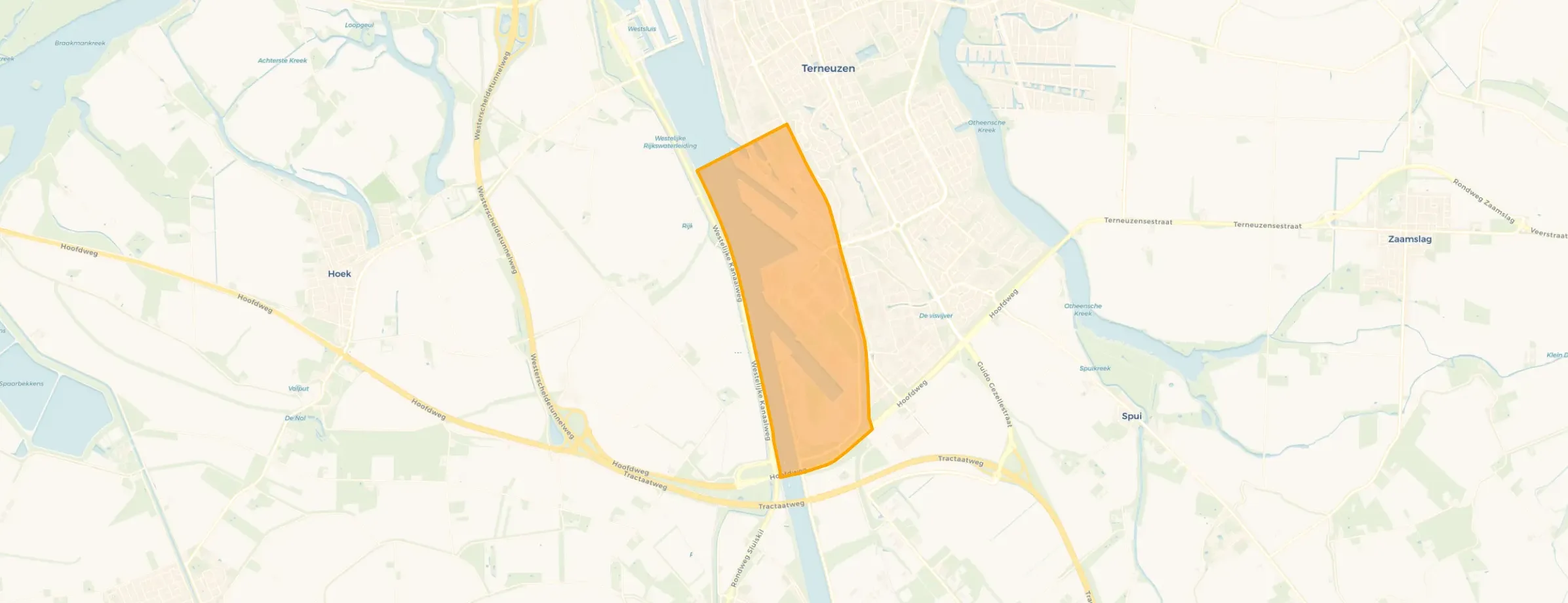 Kaart van Zevenaar