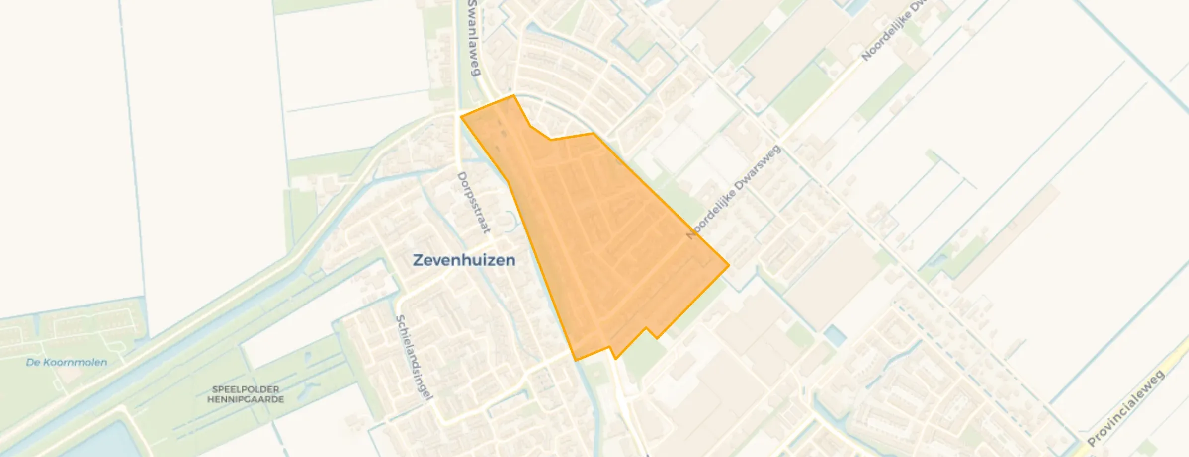 Buurt Zevenhuizen Bloemenbuurt, Zevenhuizen (Zh)
