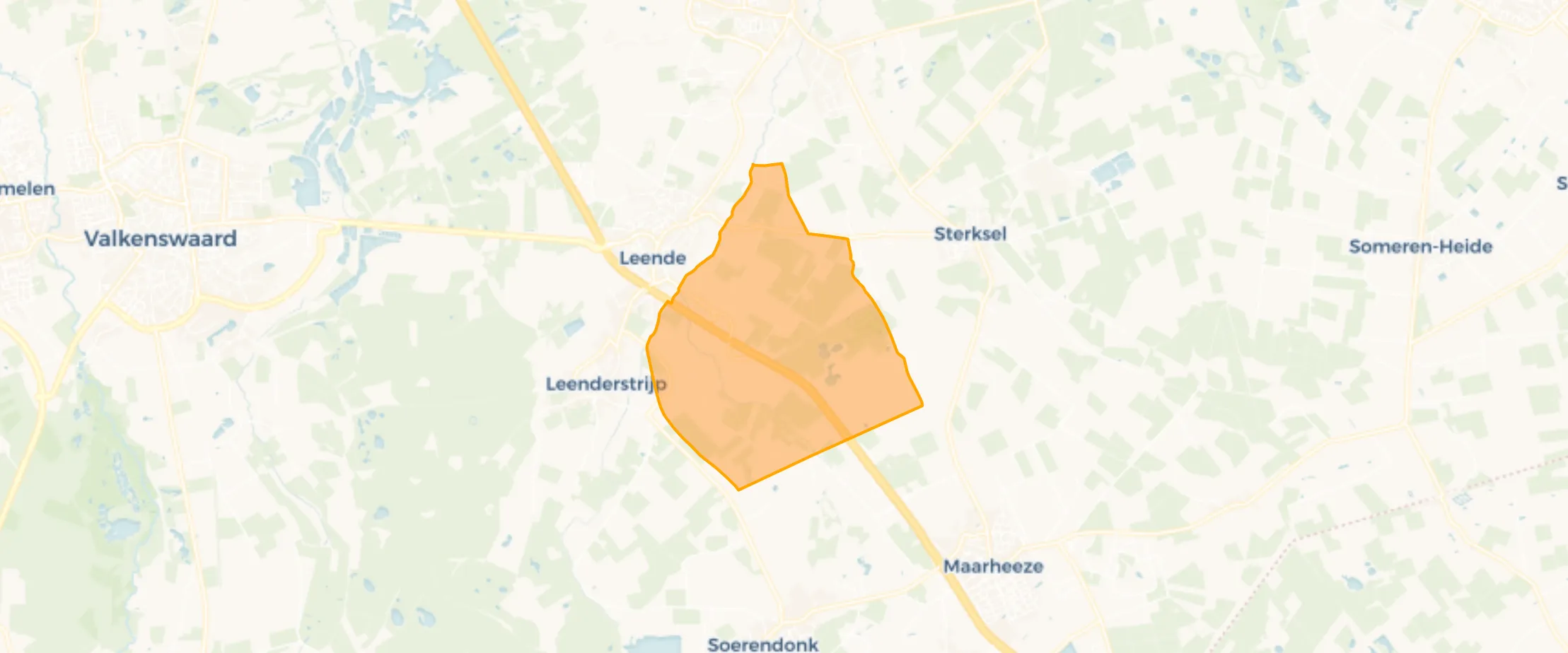 Map of Zevenhuizen