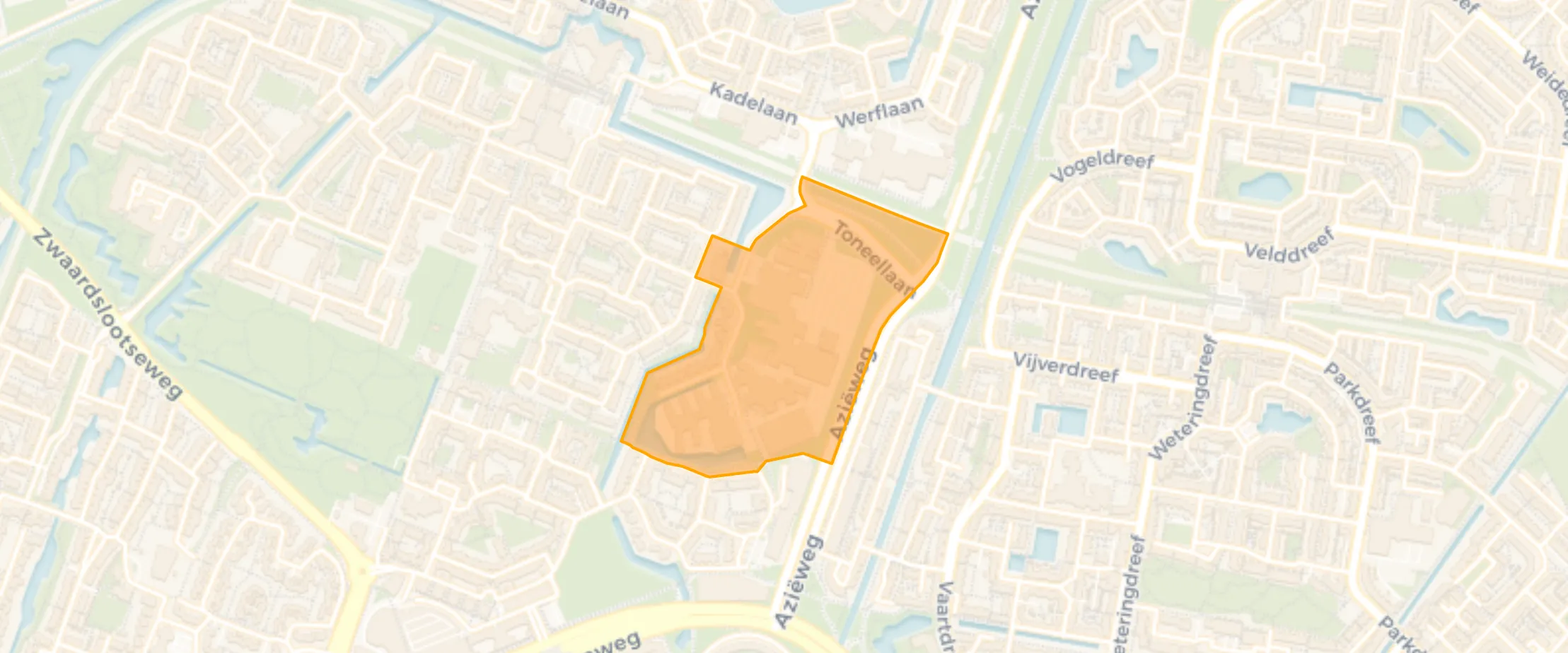 Map of Zijdenbuurt-Oost