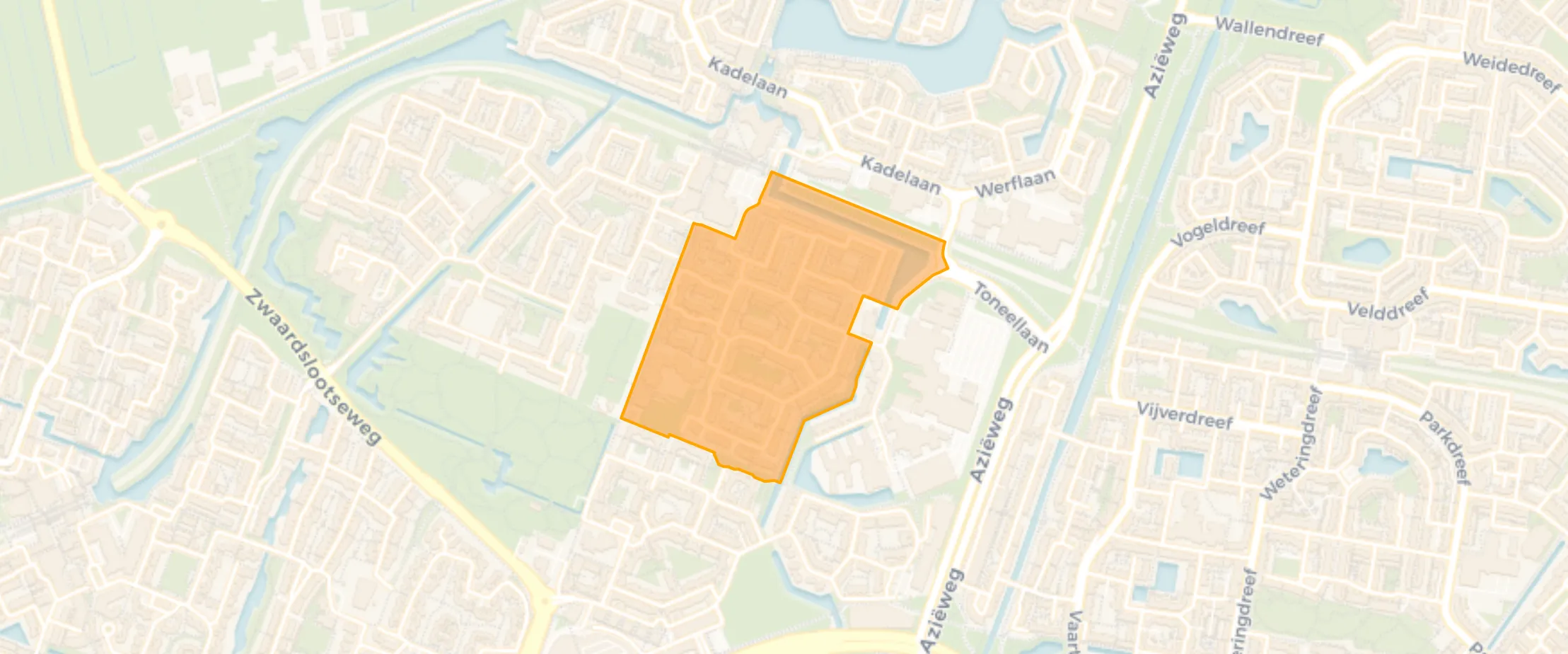 Map of Zijdenbuurt-West