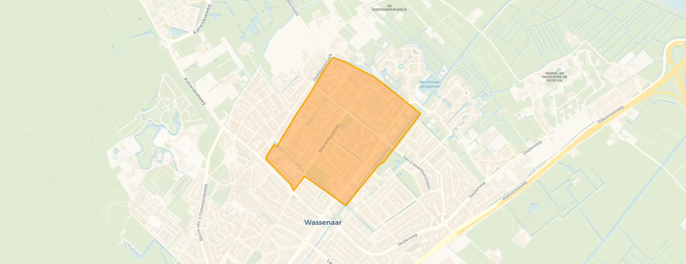 Buurt Zijlwatering en haven, Wassenaar