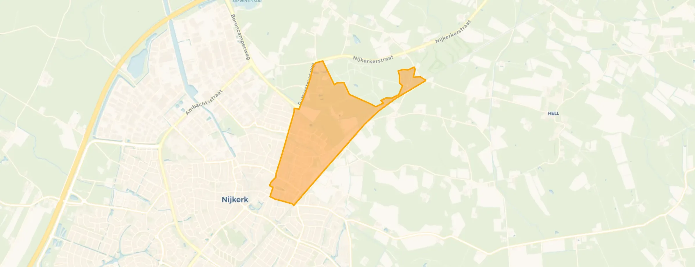 Buurt Zilverschoon/Oranjebuurt, Nijkerk