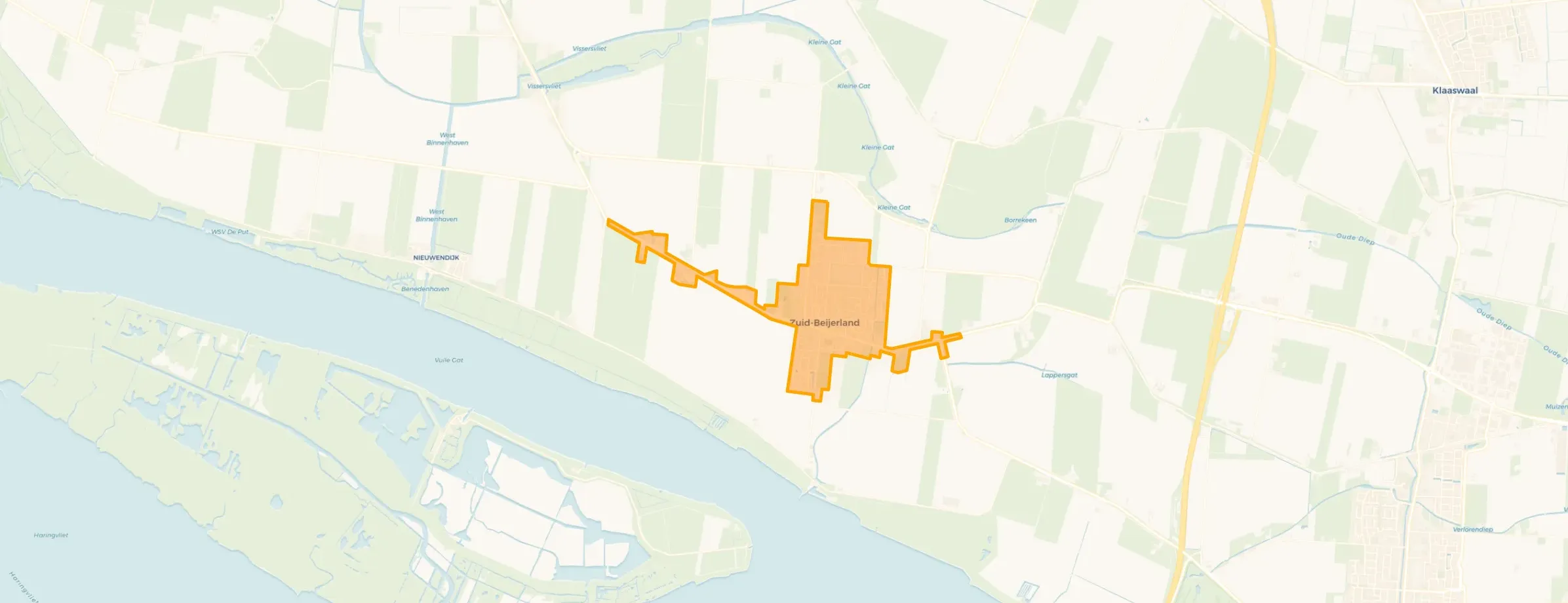 Buurt Zuid-Beijerland Woonkern, Zuid-Beijerland