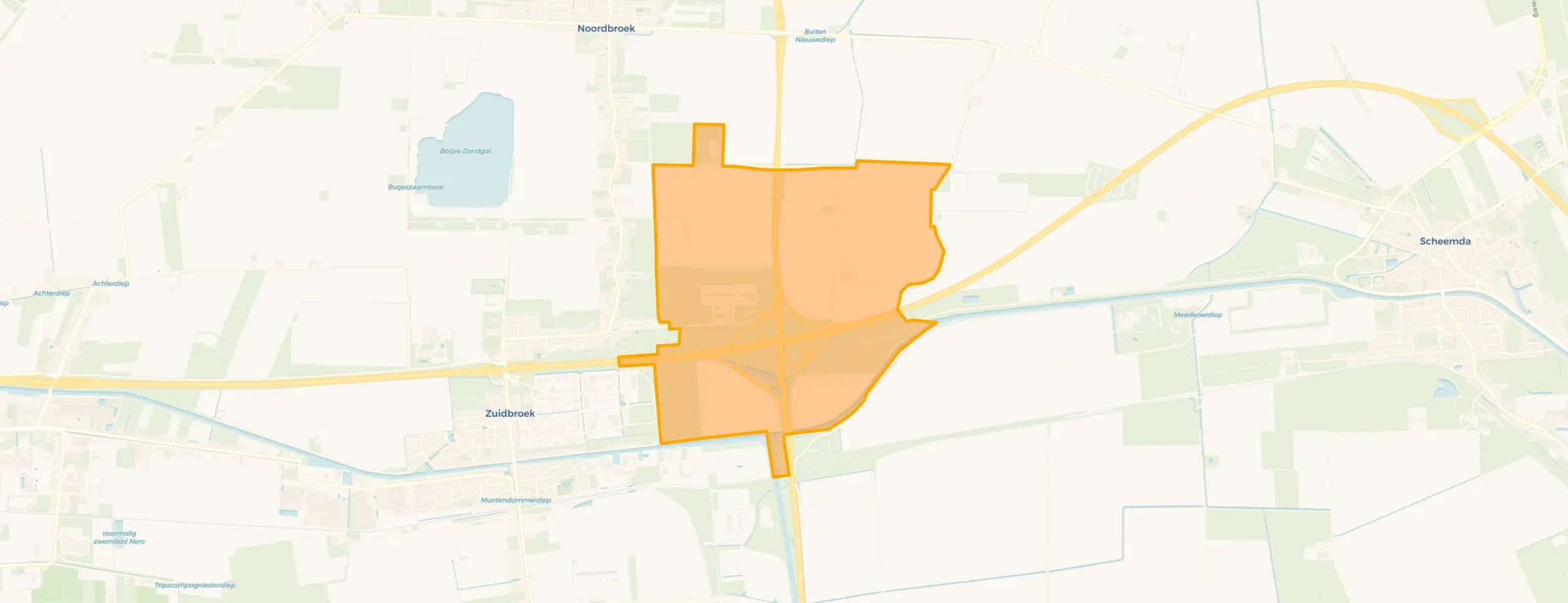 Zuidbroek Buitengebied oost