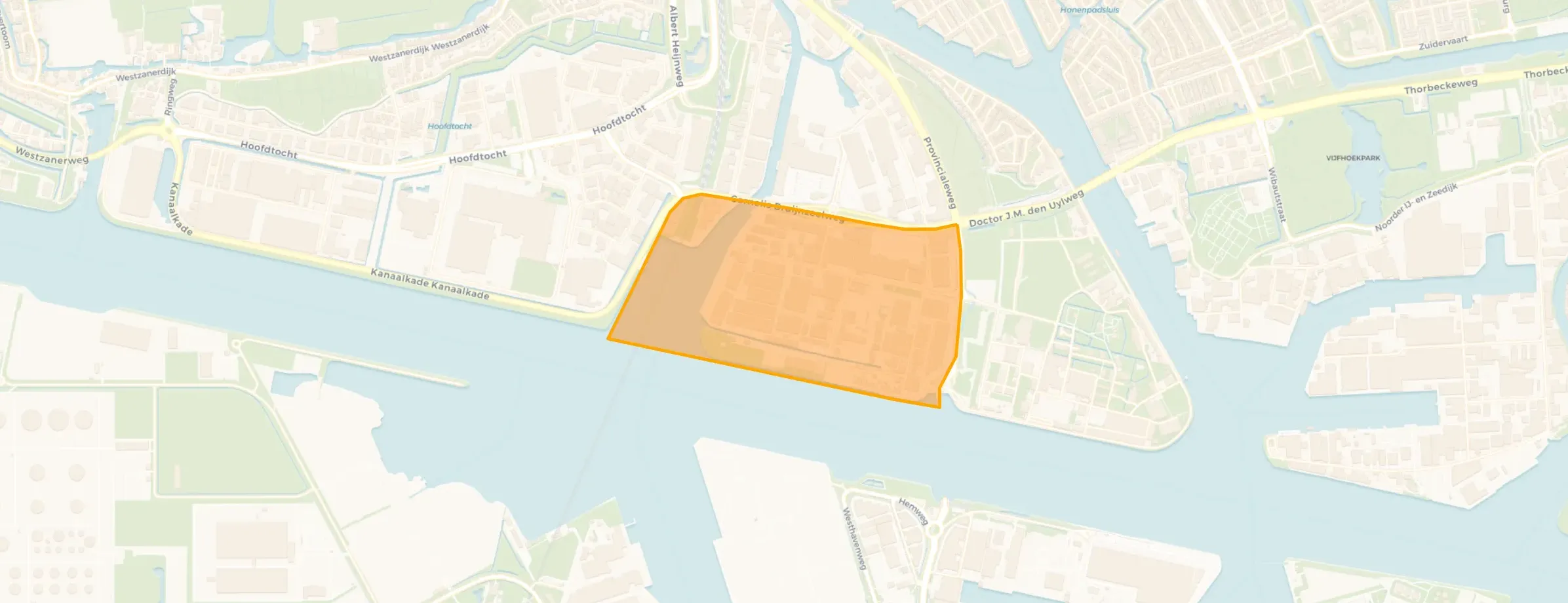 Kaart van Zuiderhout