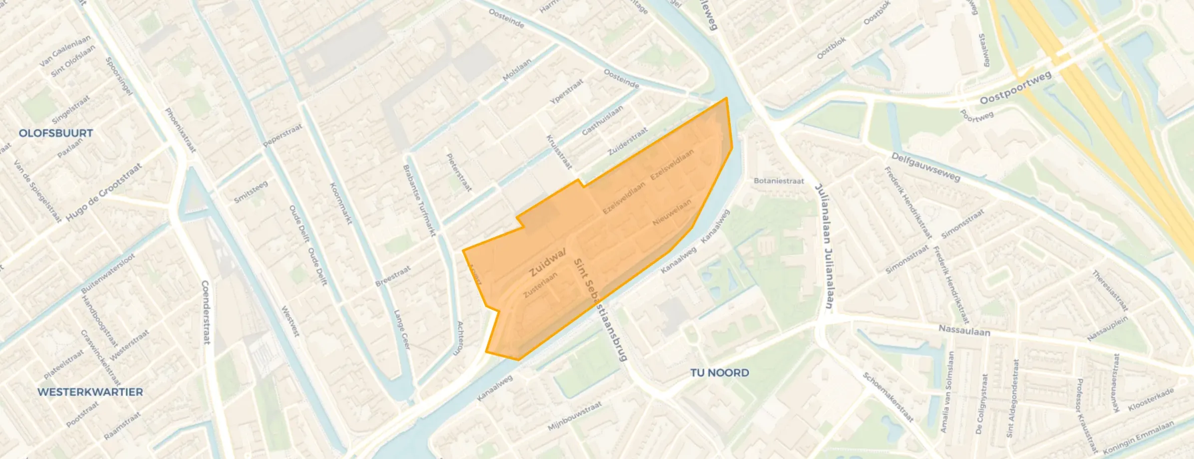 Buurt Zuidpoort, Delft