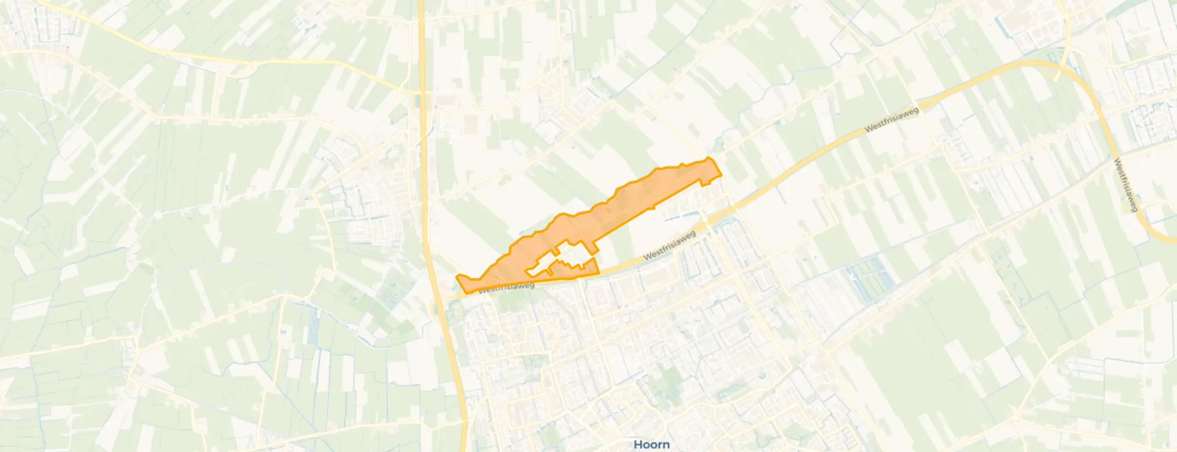 Kaart van Zwaagdijk-West Buitengebied