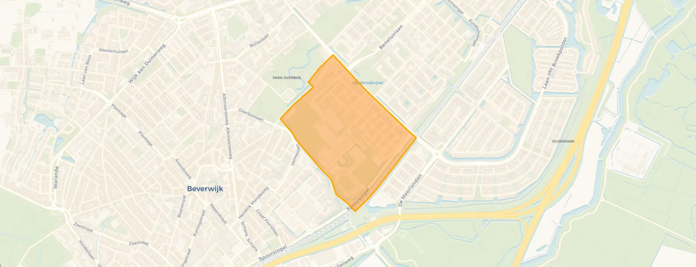Kaart van Zwaansmeer