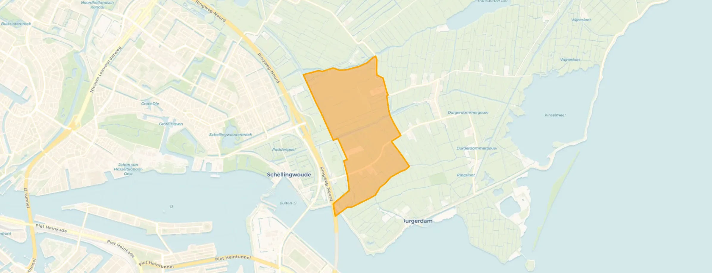 Kaart van Zwarte Gouw