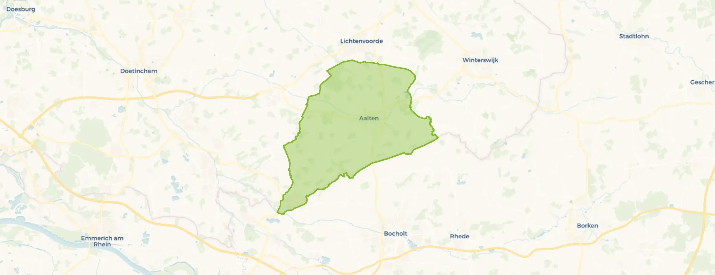 Kaart van Aalten