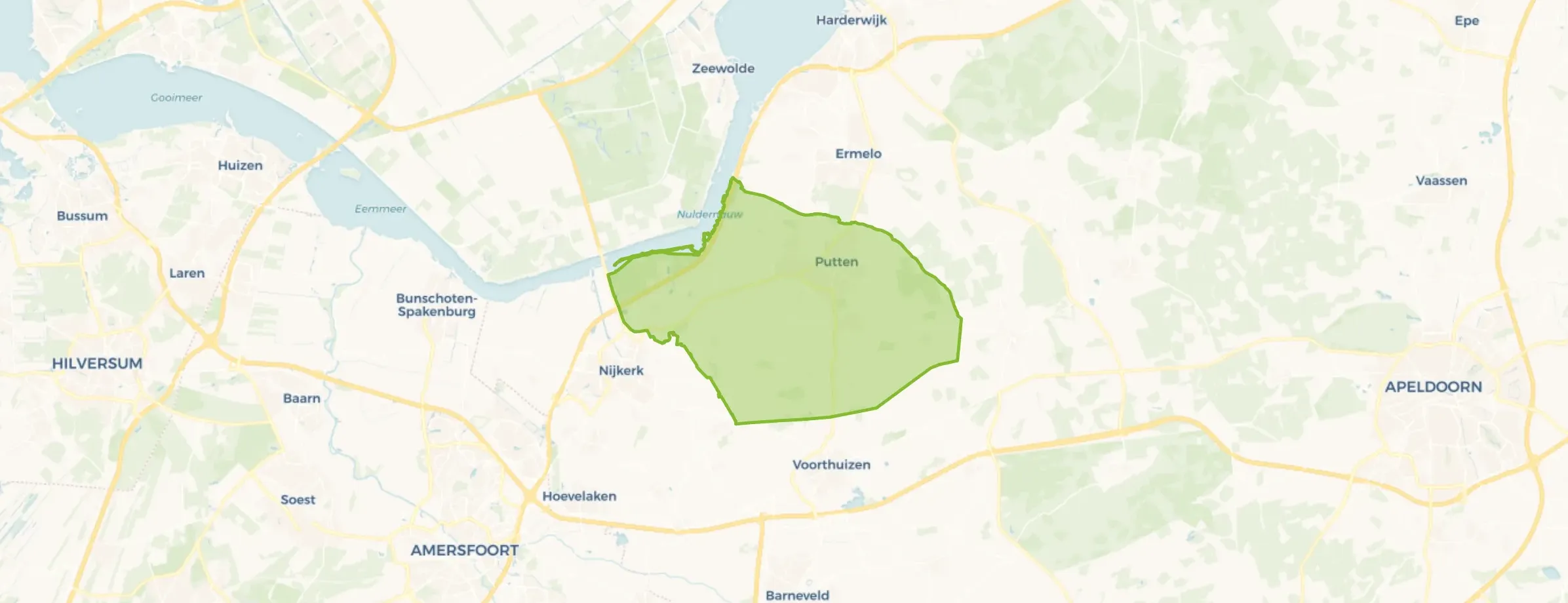 Kaart van Putten