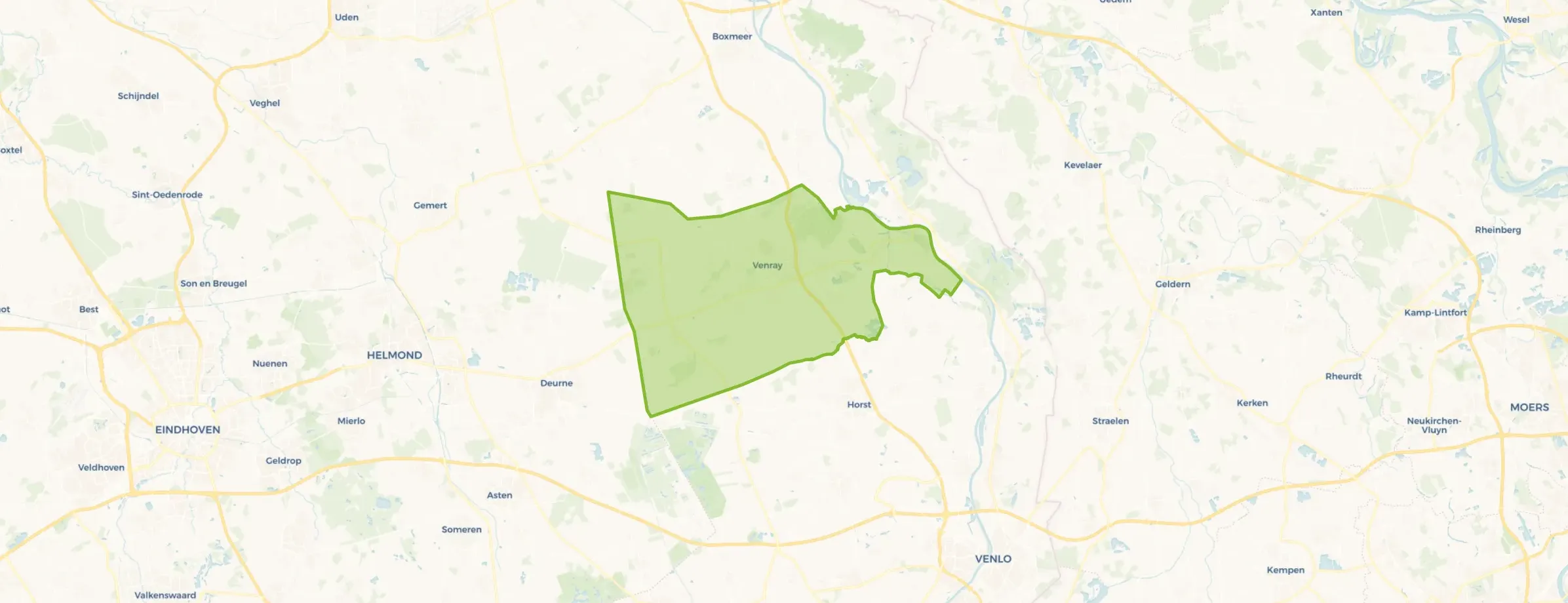 Kaart van Venray