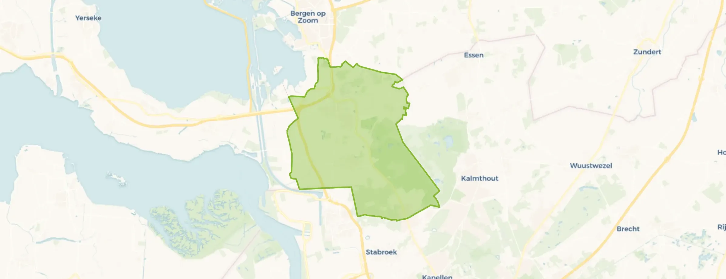 Kaart van Woensdrecht