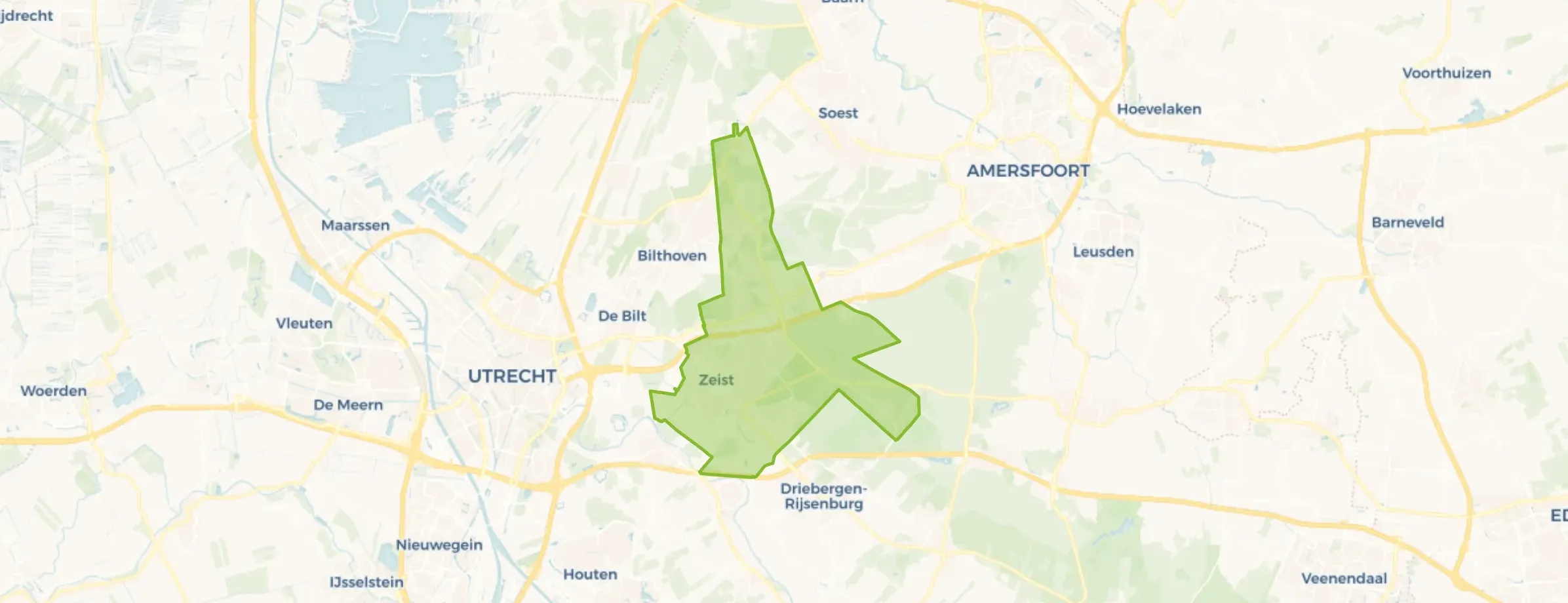 Kaart van Zeist