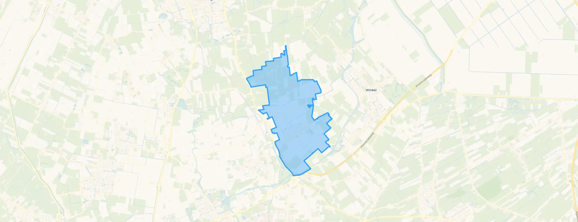 Kaart van ’t Veld