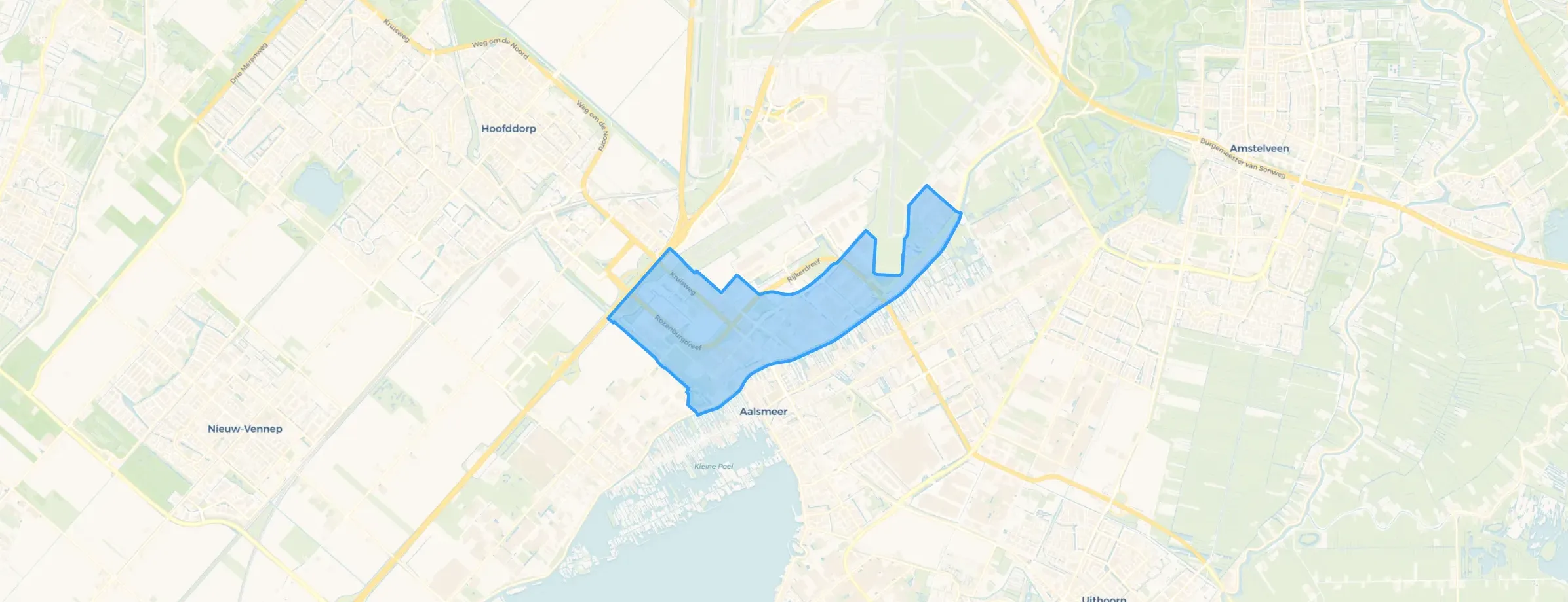 Aalsmeerderbrug/ Oude Meer/ Rozenburg / Schiphol Rijk in Haarlemmermeer