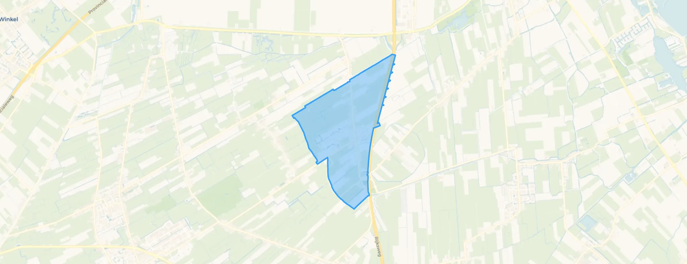Kaart van Abbekerk