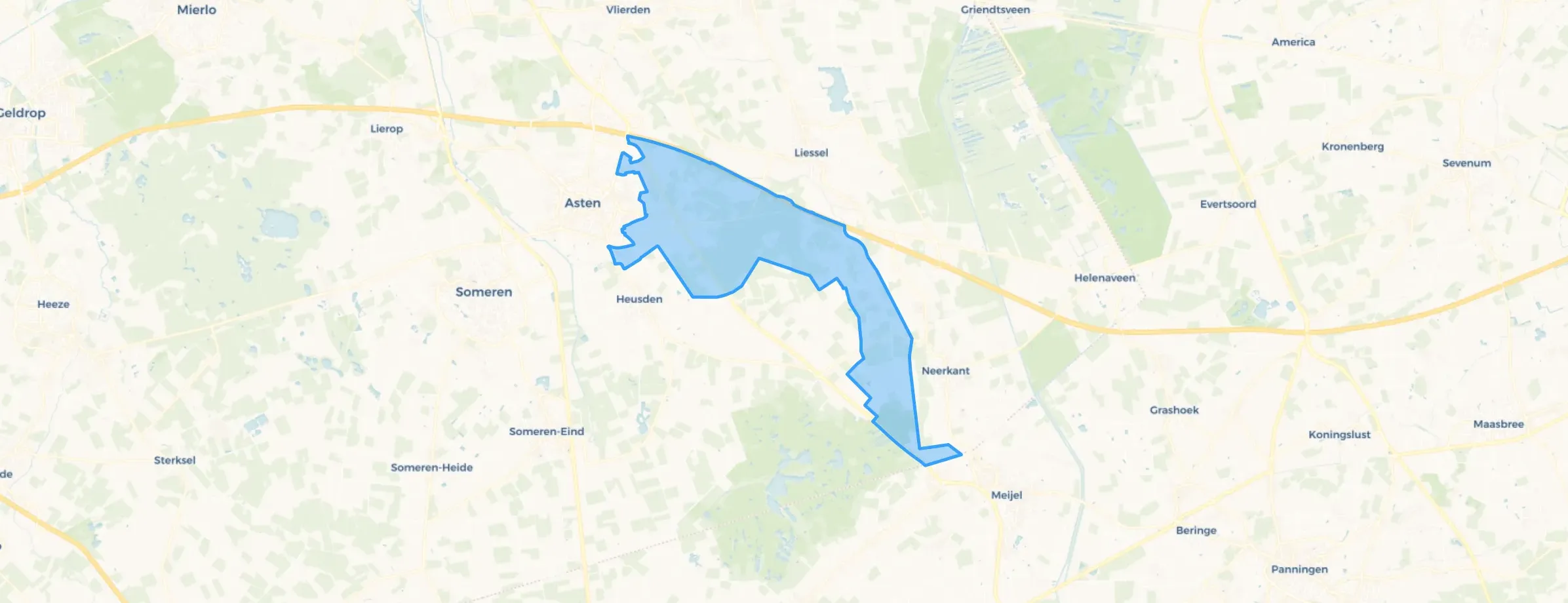 Asten buitengebied oost