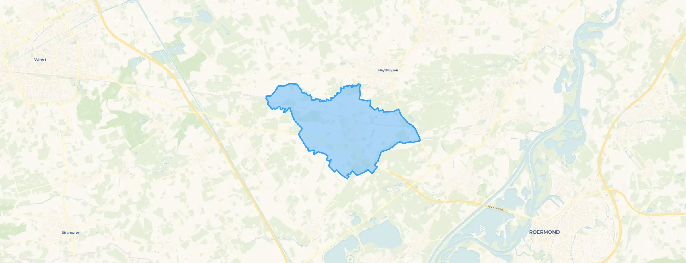 Kaart van Baexem