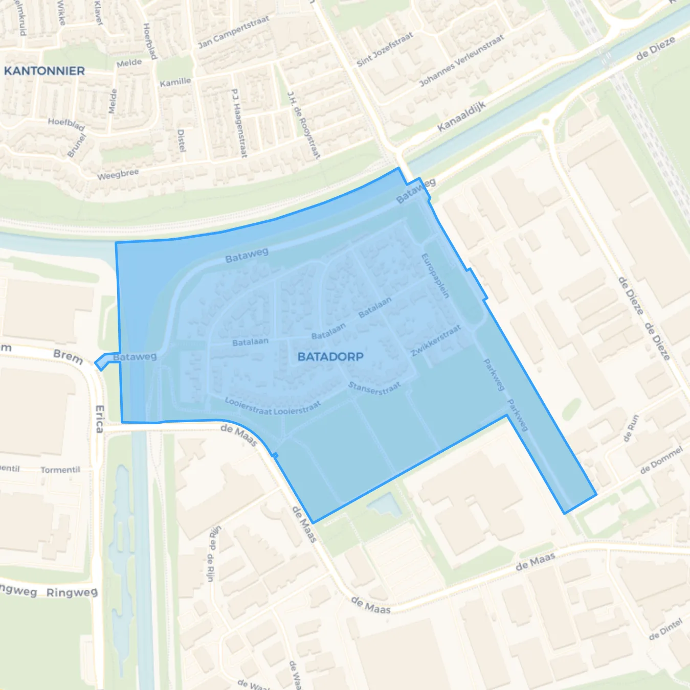 Map of Batadorp