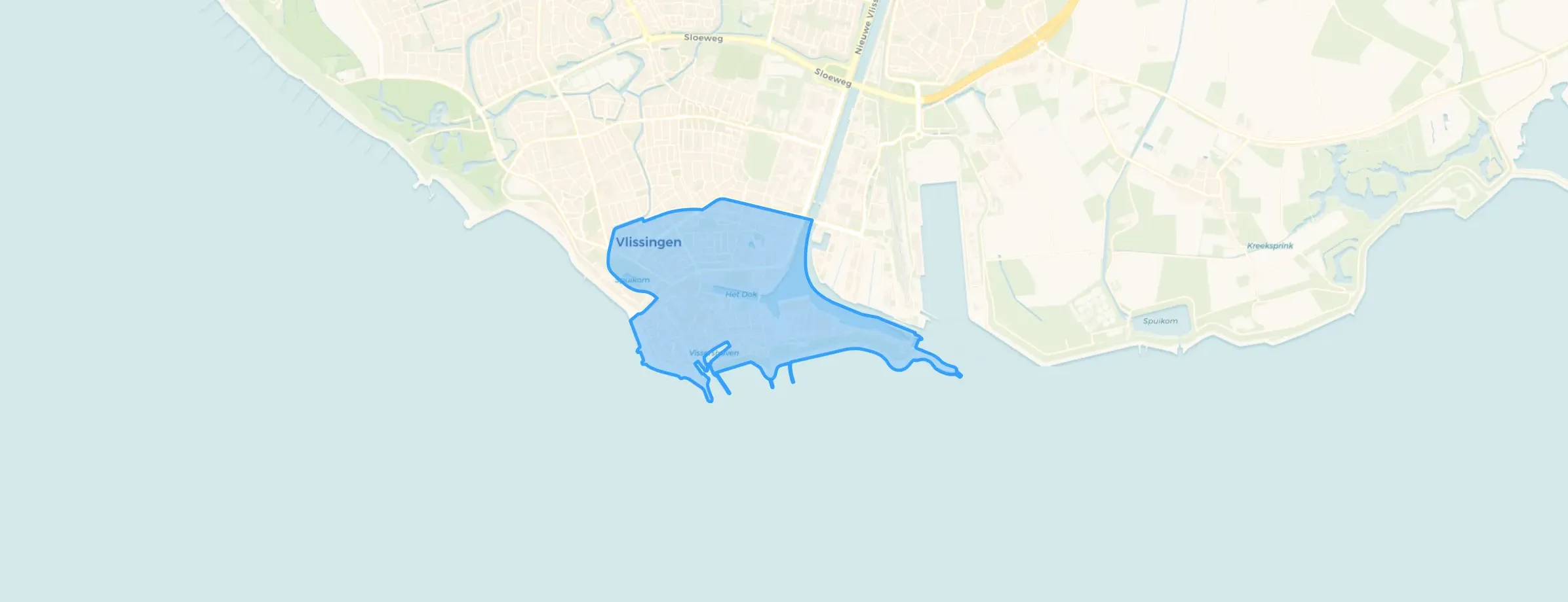 Kaart van Binnenstad