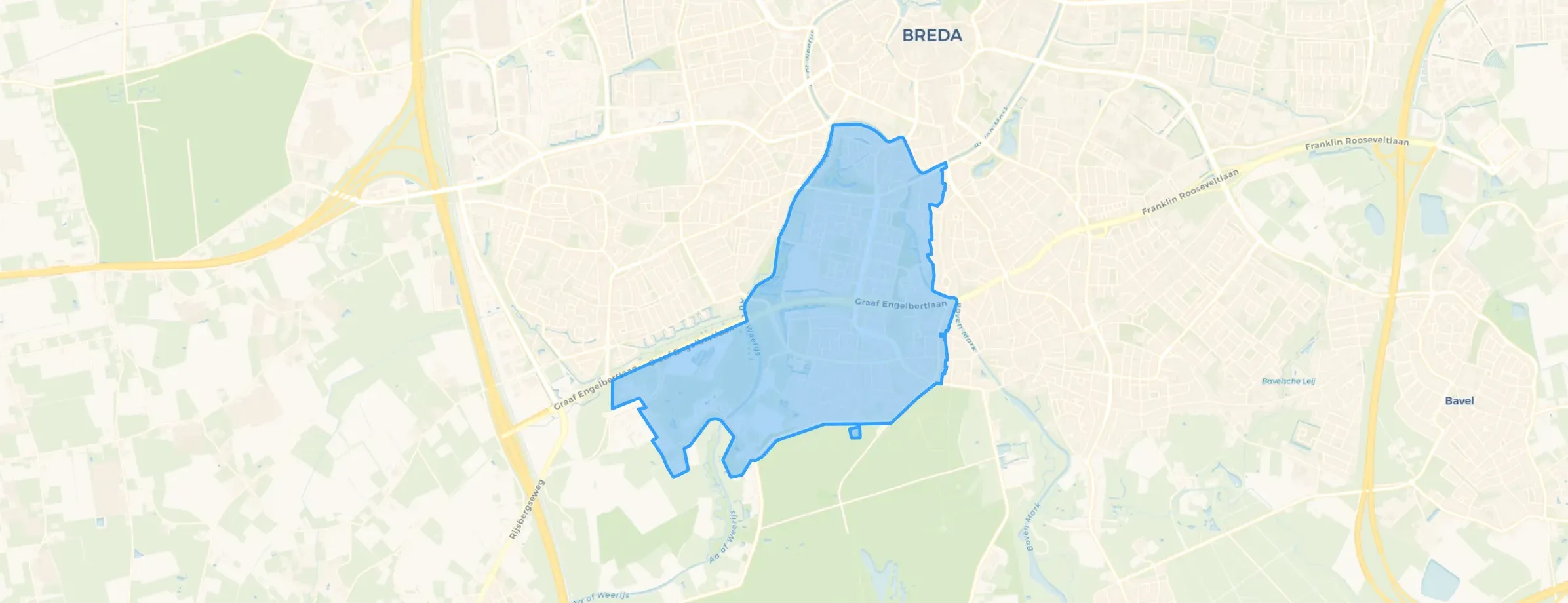 Breda zuid in Breda