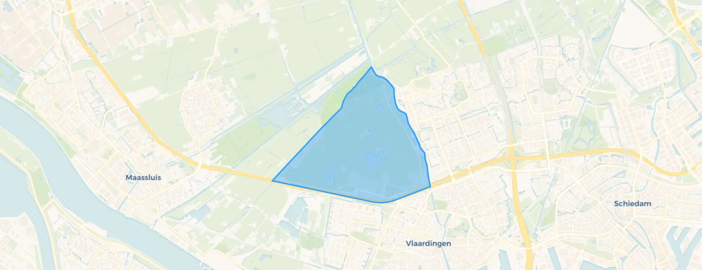 Kaart van Broekpolder