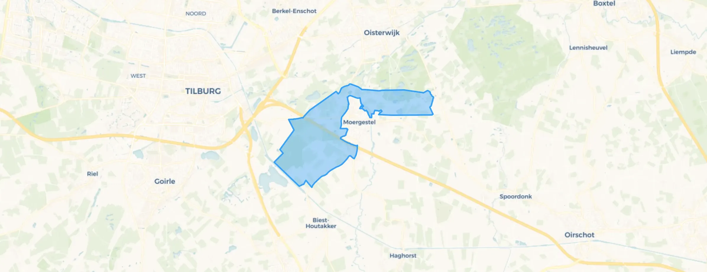 Buitengebied Moergestel Noord-West