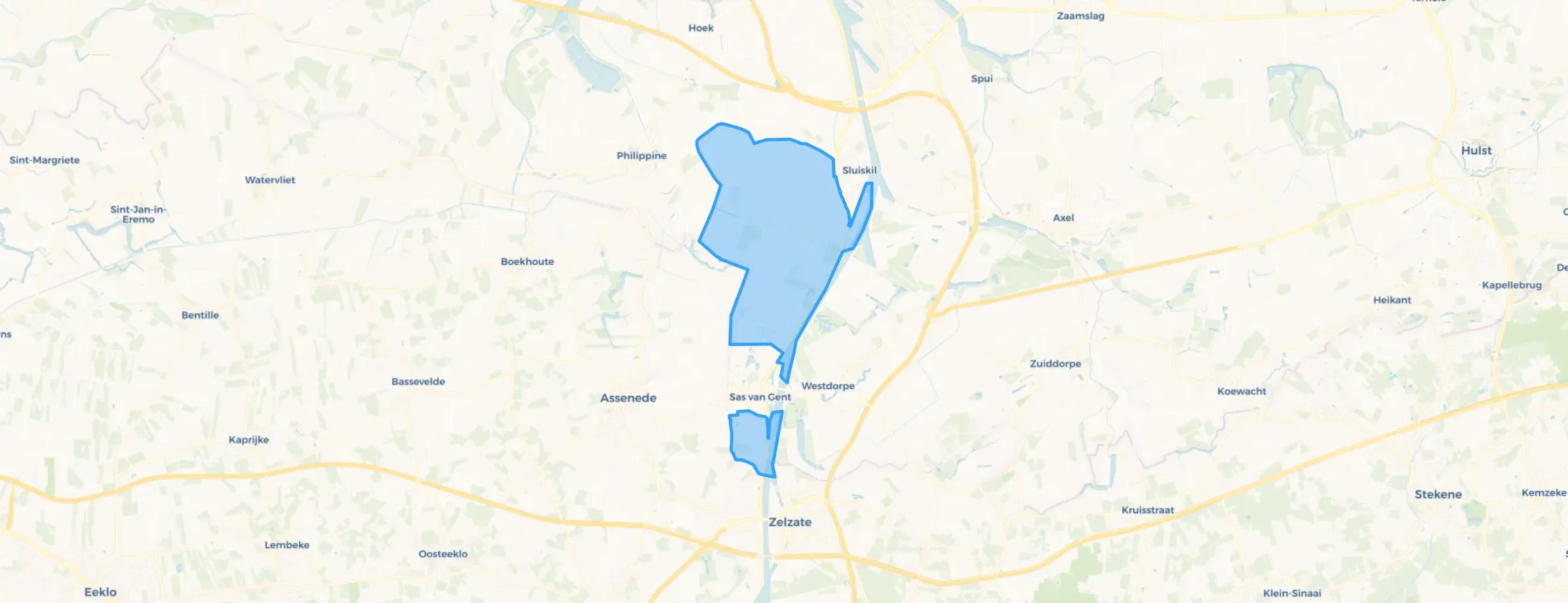Buitengebied Sas van Gent