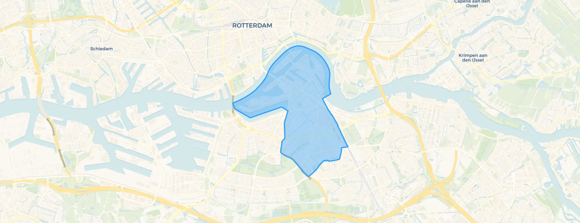 Kaart van Feijenoord