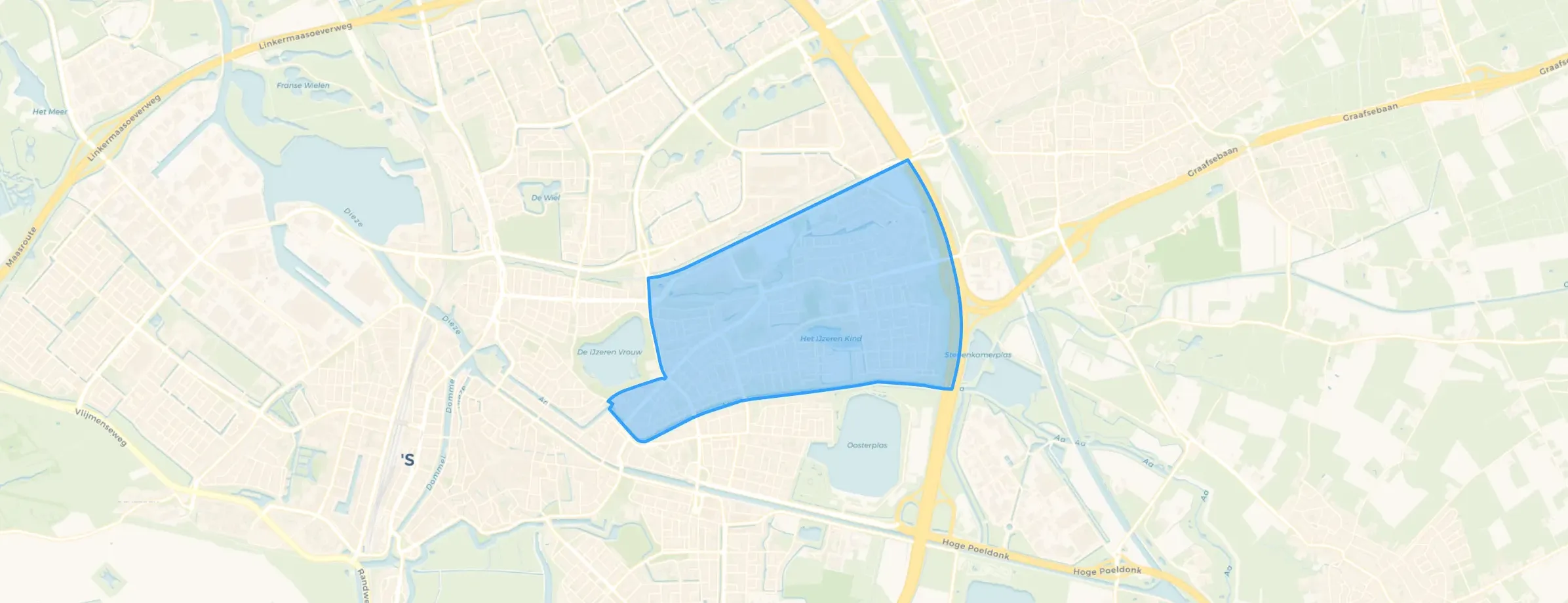 Kaart van Graafsepoort