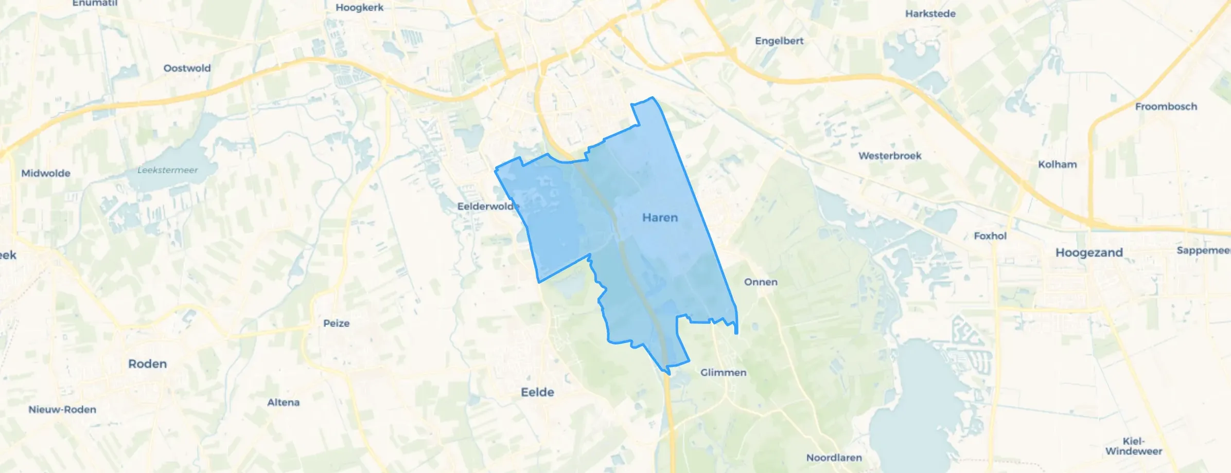 Haren-West en omgeving
