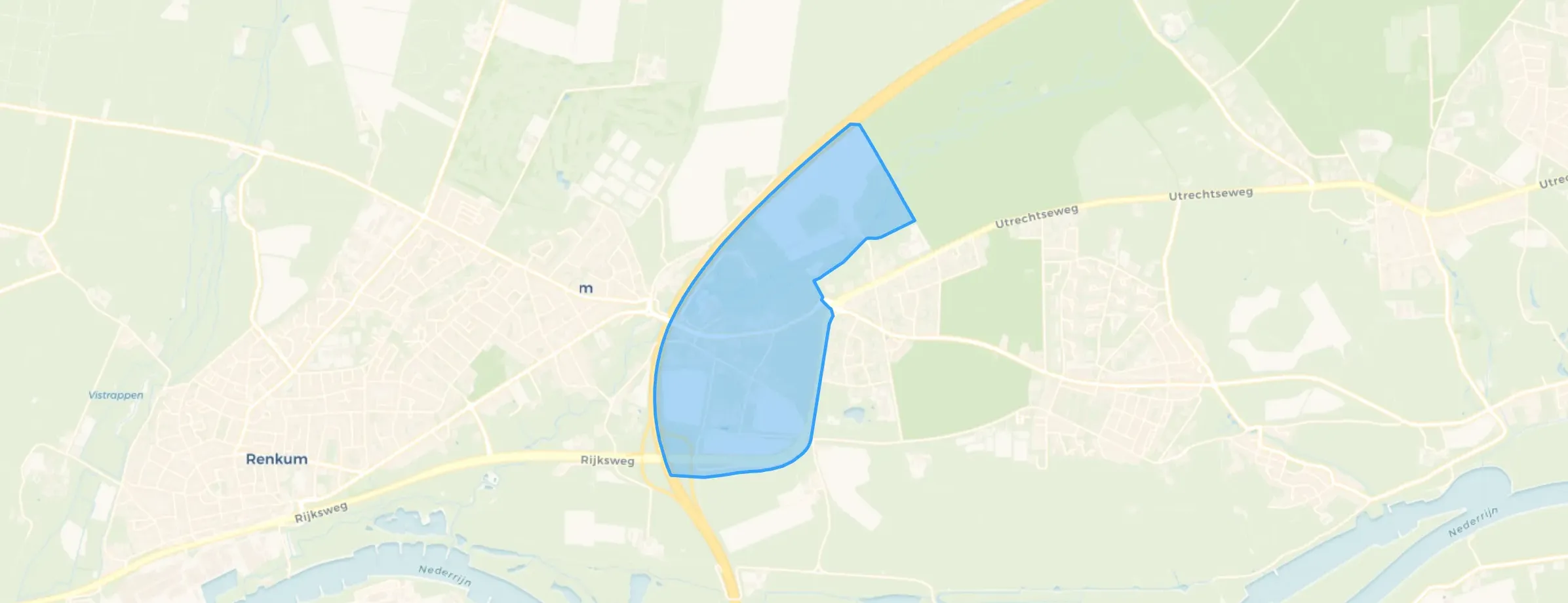 Heelsum ten oosten van de rijksweg in Renkum