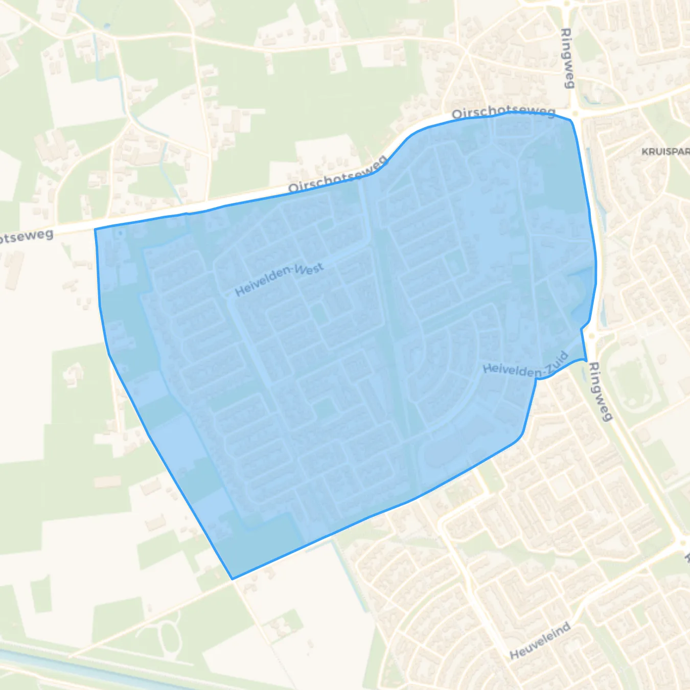 Map of Heivelden