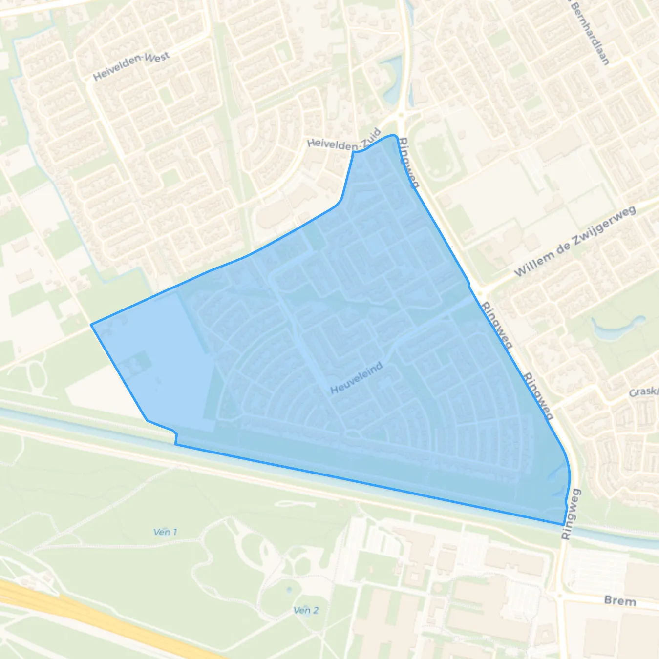 Map of Heuveleind