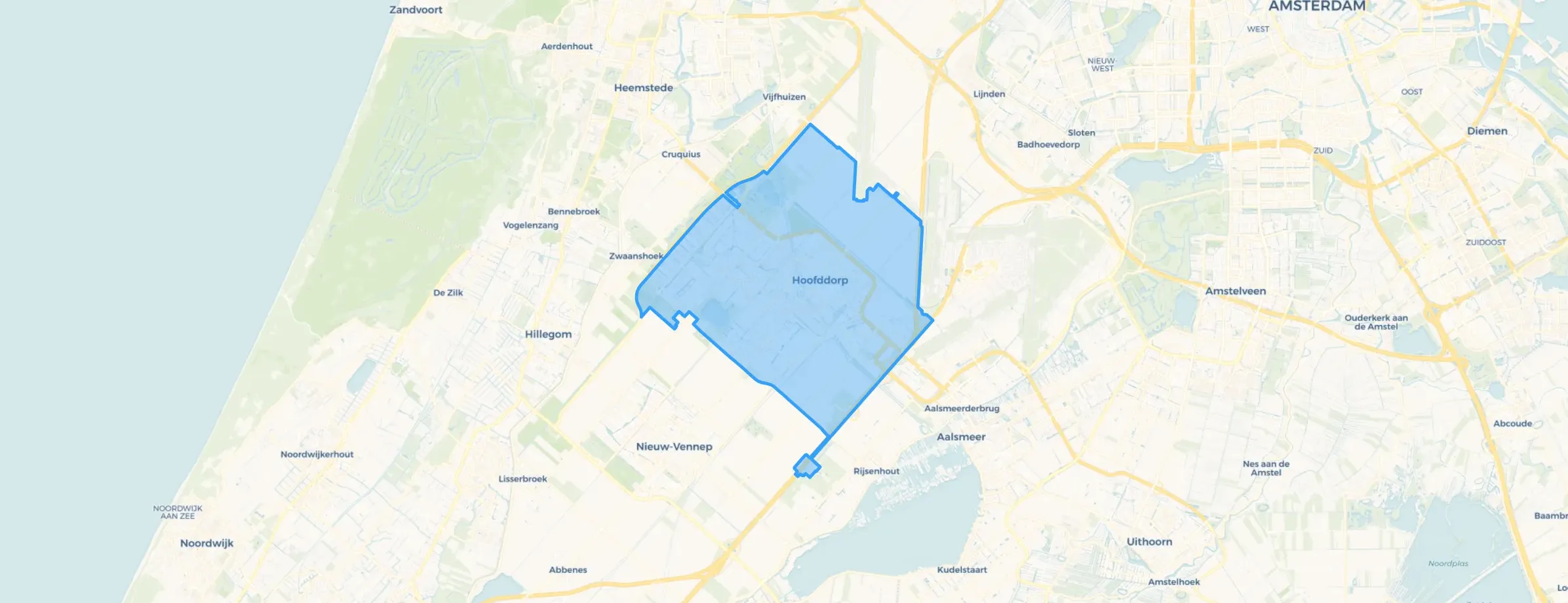 Hoofddorp in Haarlemmermeer
