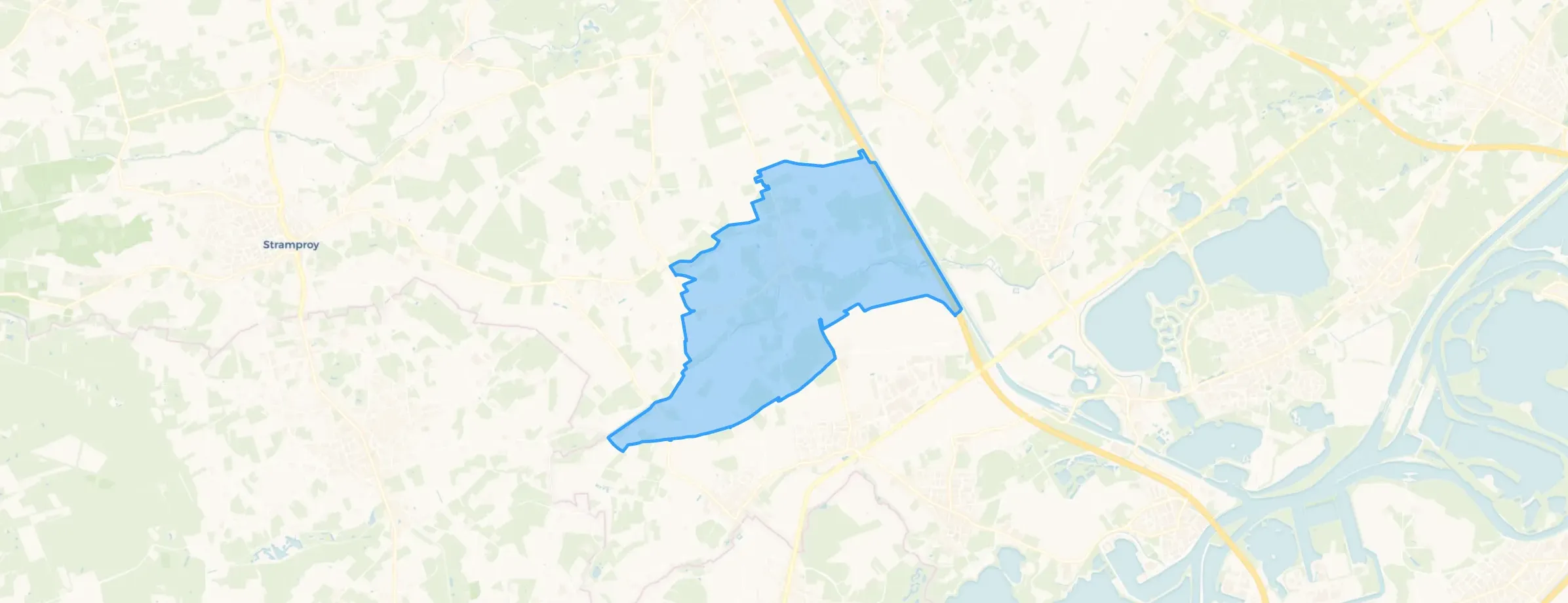 Kaart van Hunsel