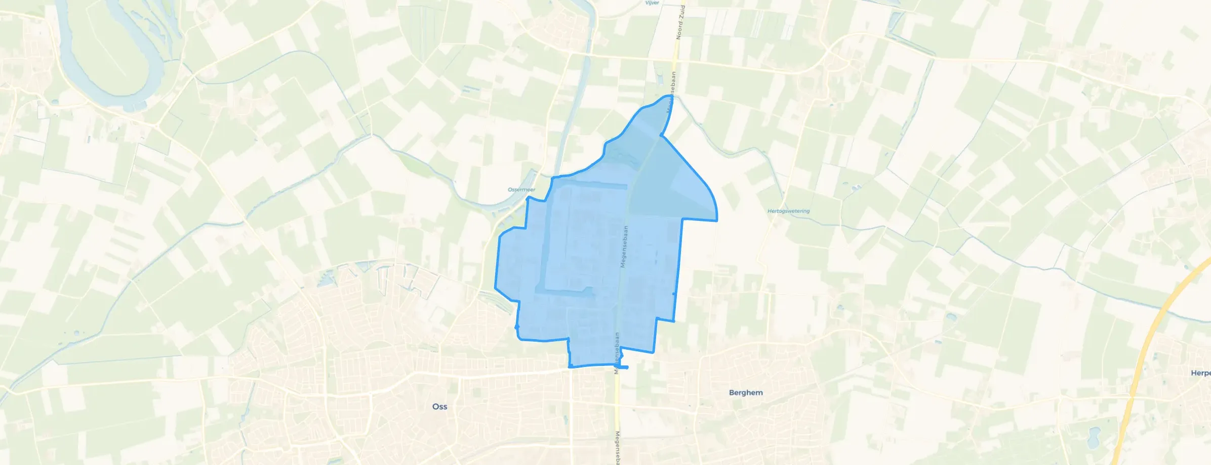 Kaart van Industrieterreinen-Noord