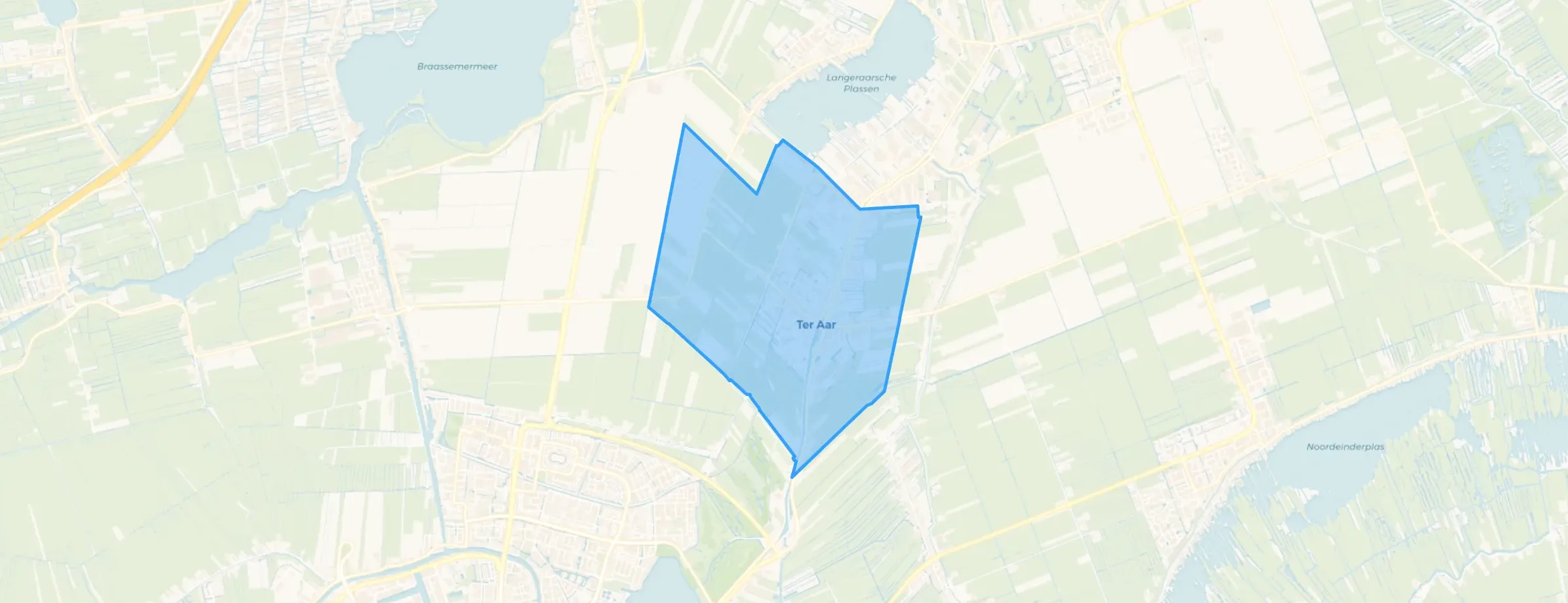 Kaart van Kern Ter Aar