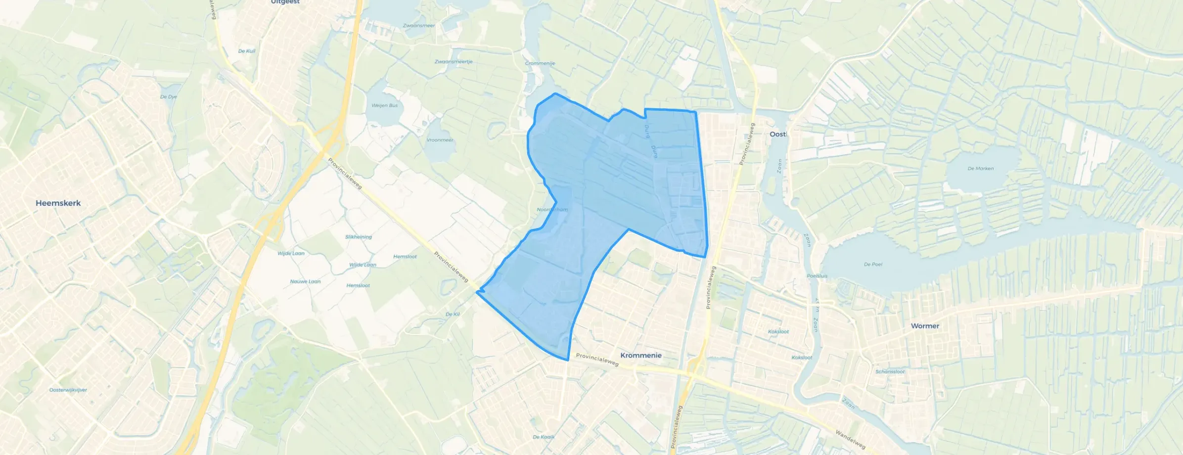 Krommenie West in Zaanstad