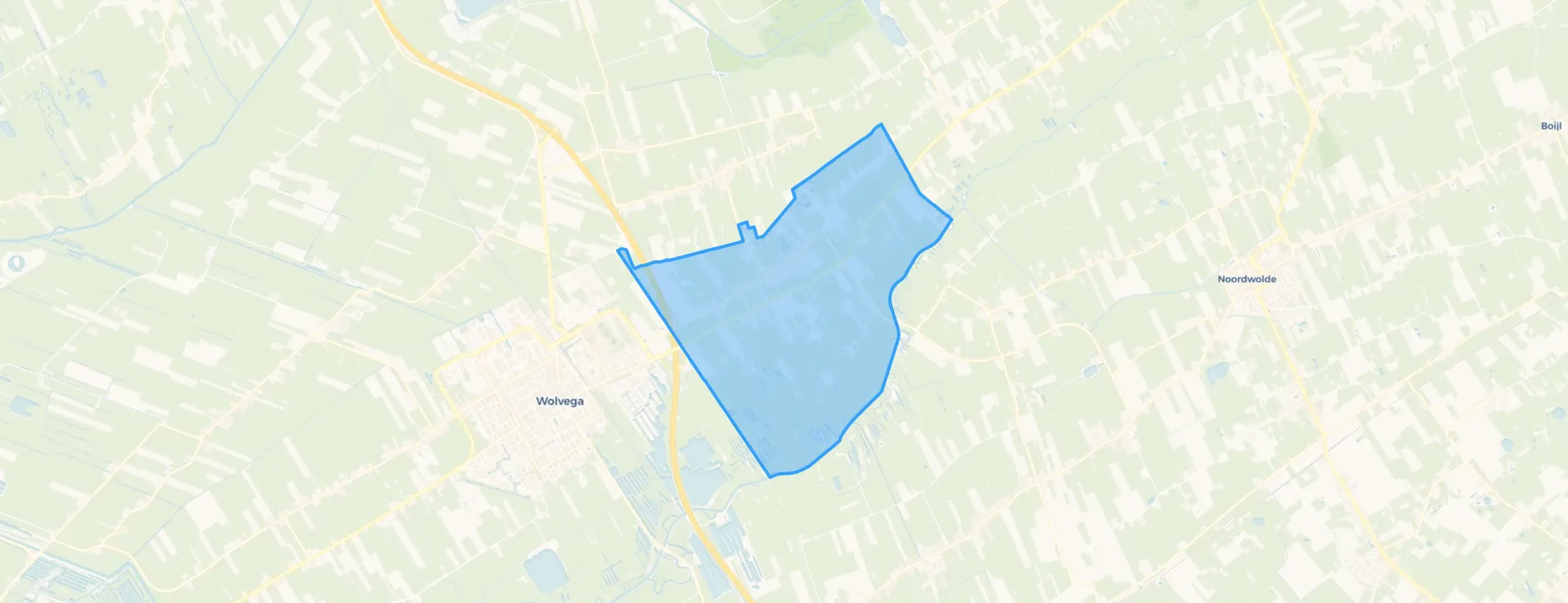Kaart van Oldeholtpade