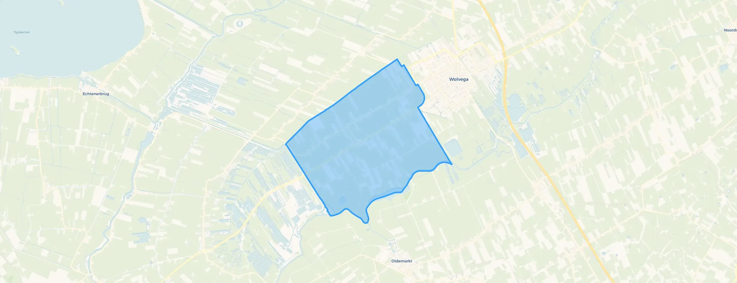 Kaart van Oldetrijne-Sonnega