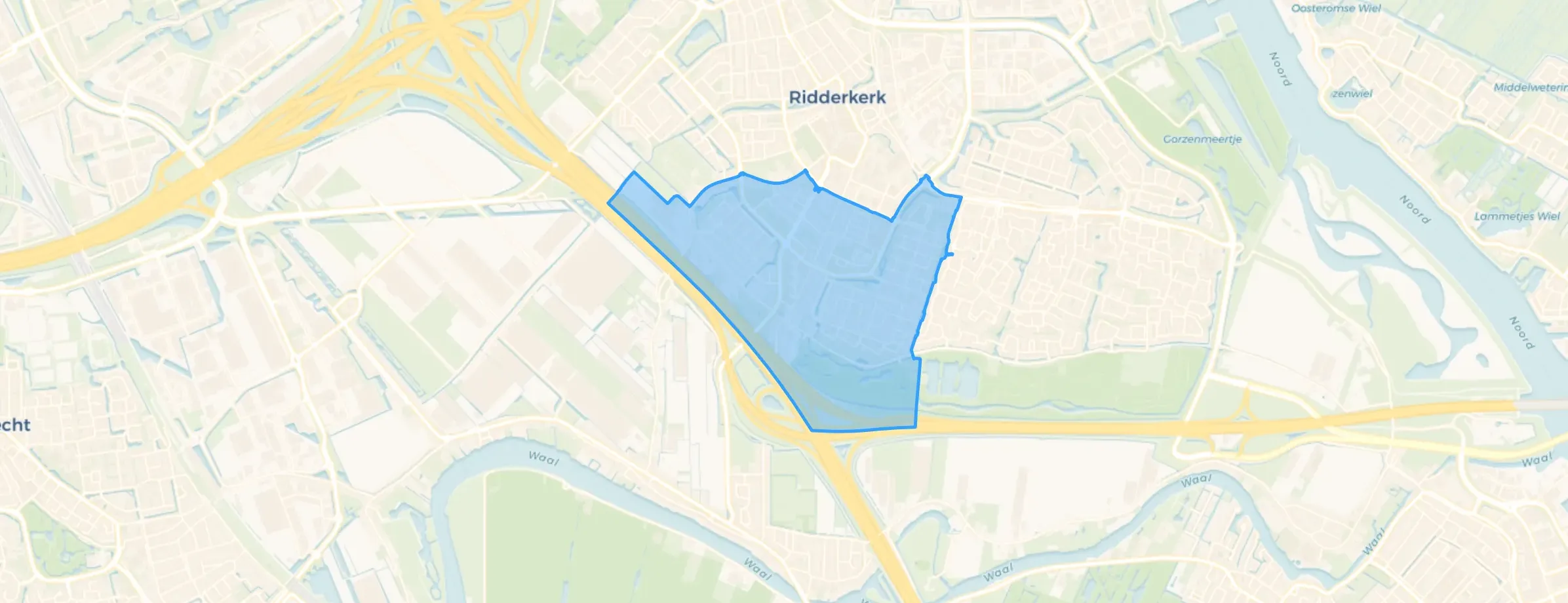 Kaart van Oost