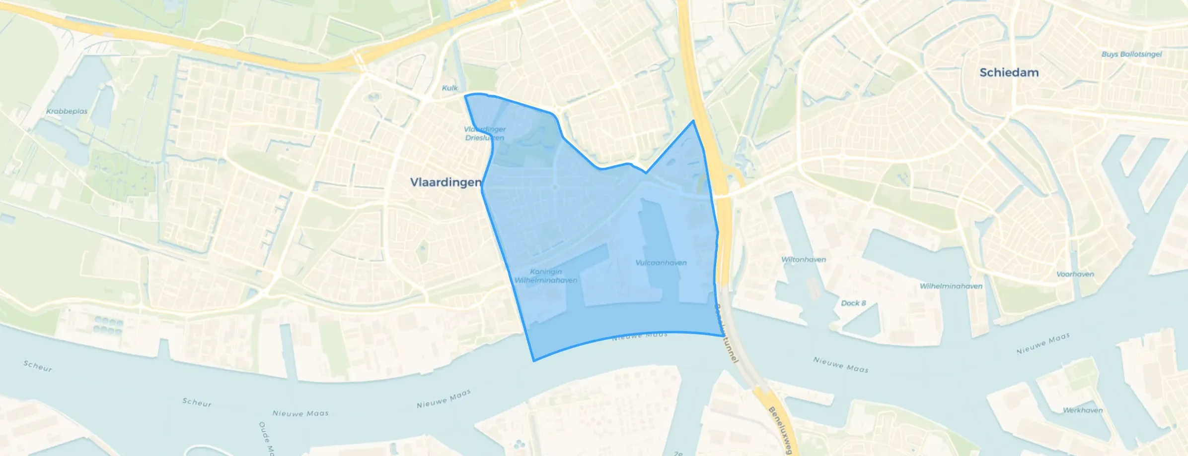 Kaart van Oostwijk