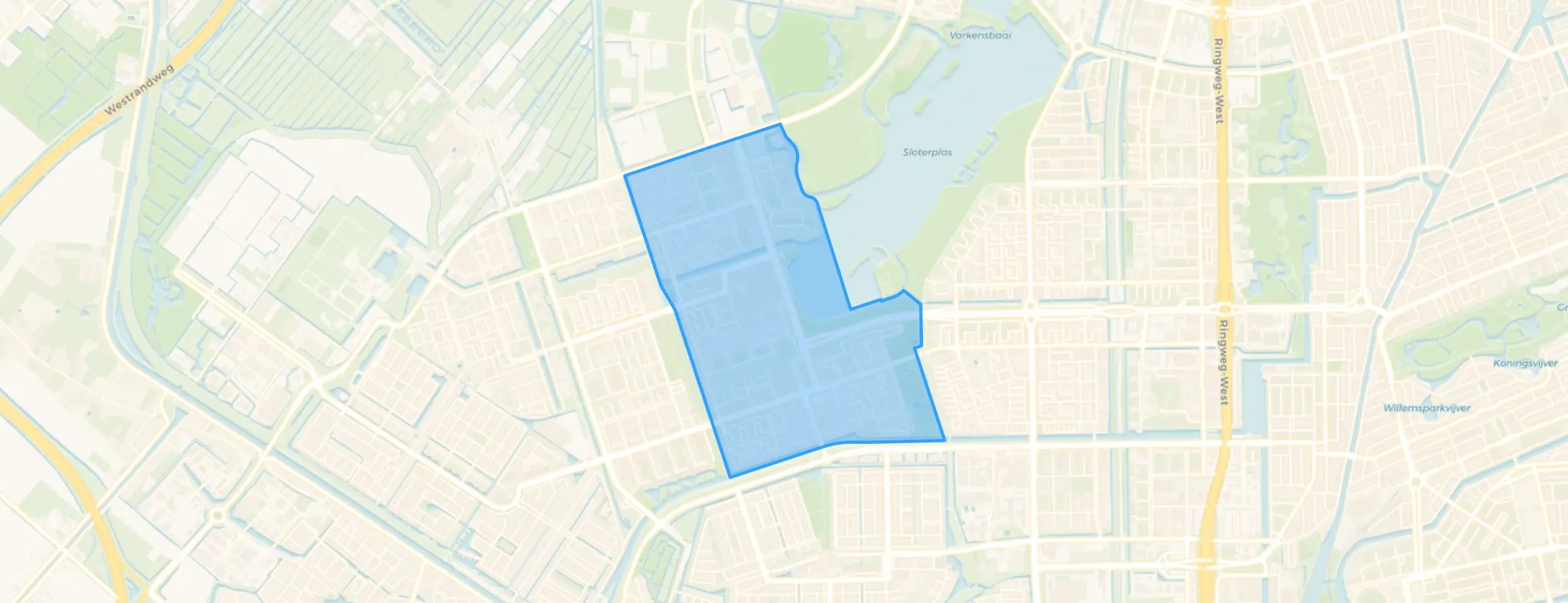 Kaart van Osdorp-Oost