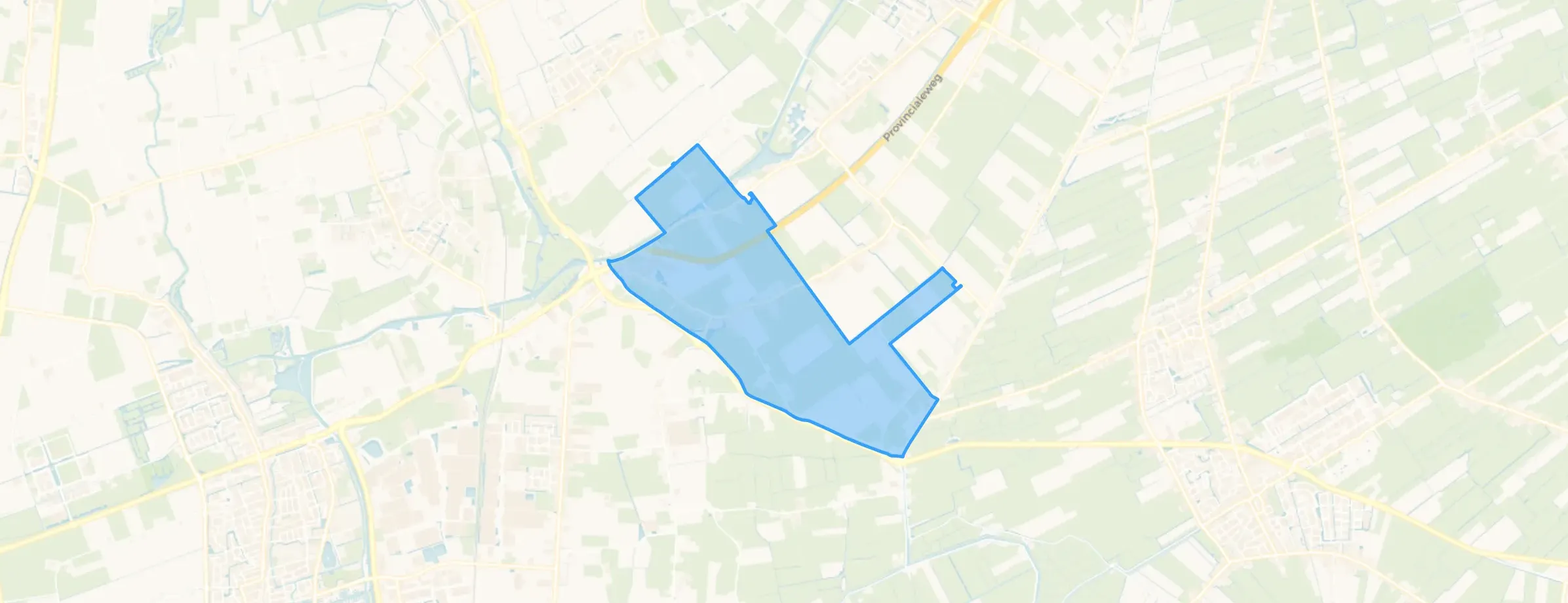 Kaart van Oude Niedorp