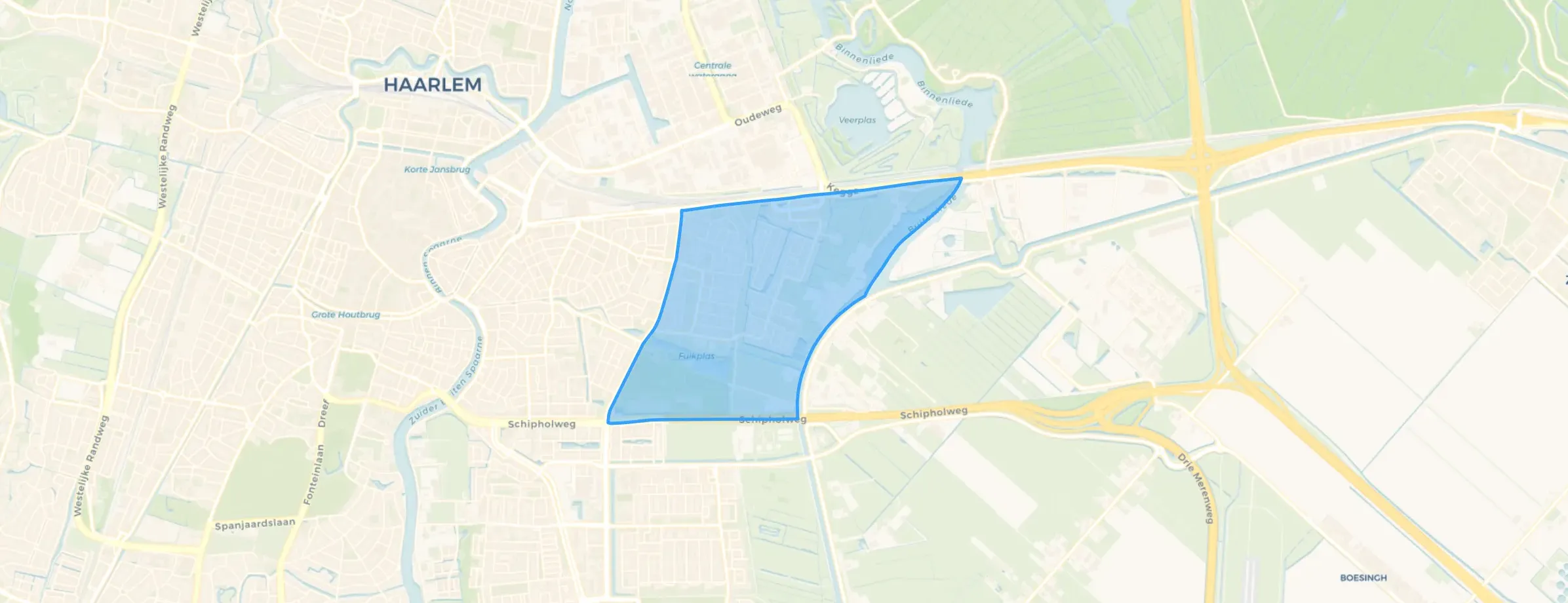 Kaart van Parkwijk